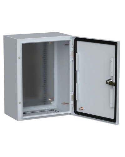 ЩМП-40.30.20 УХЛ1 IP66 400x300x200 TITAN 5 (TI5-10-N-040-030-020-66). Шкаф металлический с монтажной платой. IEK в Смоленске
