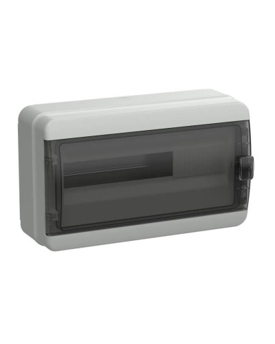 Корпус пластиковый КМПн-18 IP65 TEKFOR (TF5-KP72-N-18-65-K03-K02). Корпус модульный пластиковый черная прозрачная дверь. IEK в Смоленске