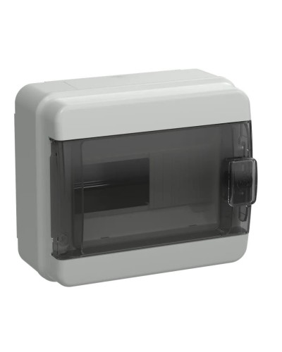 Корпус пластиковый КМПн-8 IP65 TEKFOR (TF5-KP72-N-08-65-K03-K02). Корпус модульный пластиковый черная прозрачная дверь. IEK в Смоленске