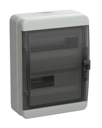 Корпус пластиковый КМПн-24 IP65 TEKFOR (TF5-KP72-N-24-65-K03-K02). Корпус модульный пластиковый черная прозрачная дверь. IEK в Смоленске