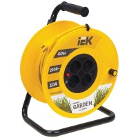 УК40 4 места, 40м (WKP23-10-04-40). Удлинитель на катушке Garden. IEK