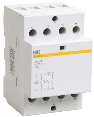 Контактор модульный КМ63-40 AC/DC (MKK21-63-40). Контактор модульный. IEK в Смоленске