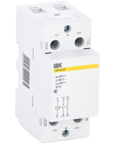 Контактор модульный КМ40-20 AC (MKK11-40-20). Контактор модульный. IEK в Смоленске