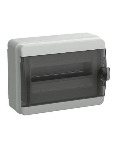Корпус пластиковый КМПн-12 IP65 TEKFOR (TF5-KP72-N-12-65-K03-K02). Корпус модульный пластиковый черная прозрачная дверь. IEK в Смоленске