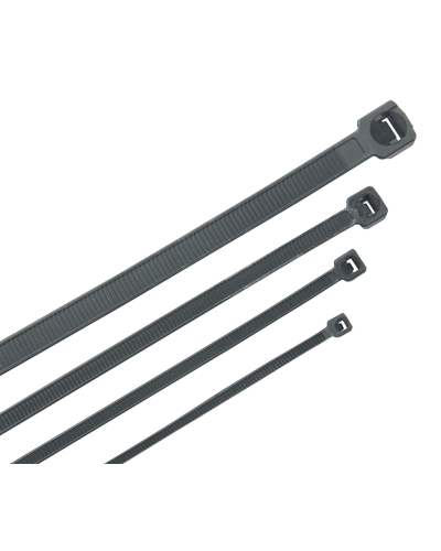 HKB-W48-L200 (100 шт). Хомут кабельный ХКн 4,8х200мм нейлон черный. ITK в Смоленске