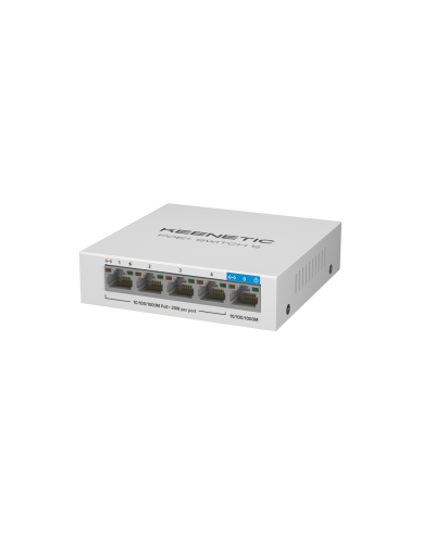 Keenetic KN-4610 (L2) 5х1Гбит/с 4PoE+ 60W. Коммутатор с PoE. KEENETIC в Смоленске