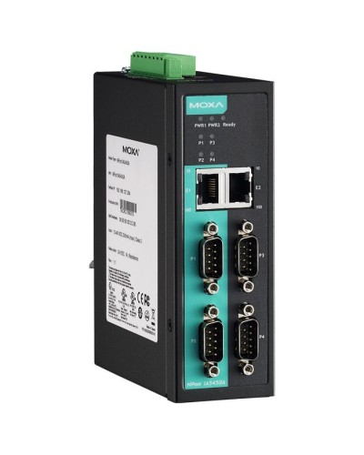 NPort IA5450A. 4-портовый усовершенствованный преобразователь. MOXA в Смоленске