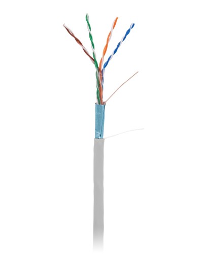 F/UTP 4pair, Cat5e, In,PVC (EC-UF004-5E-PVC-GY-1). Кабель «витая пара» (LAN) для структурированных систем связи. NETLAN в Смоленске