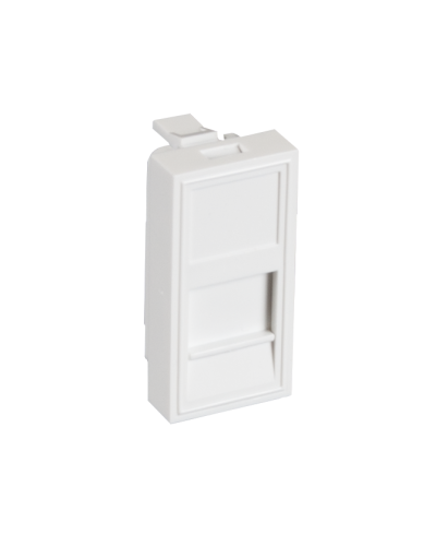 EC-IMH-1-WT-10 (10шт). Вставка 45x45 (Mosaic) для 1 модуля Keystone Jack. NETLAN в Смоленске
