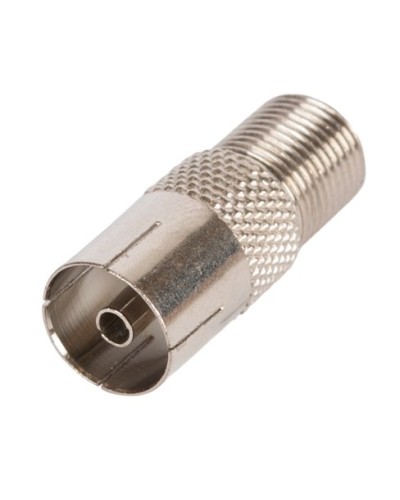 EC-CC-F-PAL-FM-MT-100 (100 шт). Адаптер для коаксиальных кабелей, F-тип-PAL-female. NETLAN в Смоленске