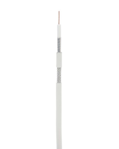 RG-6 CCS, In, PVC (UEC-C2-32123A-WT-3). Кабель коаксиальный омедненный. NETLAN в Смоленске