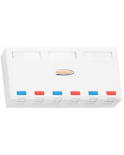 NMC-MB6P-ST-WT. Корпус настенной розетки. NIKOMAX в Смоленске
