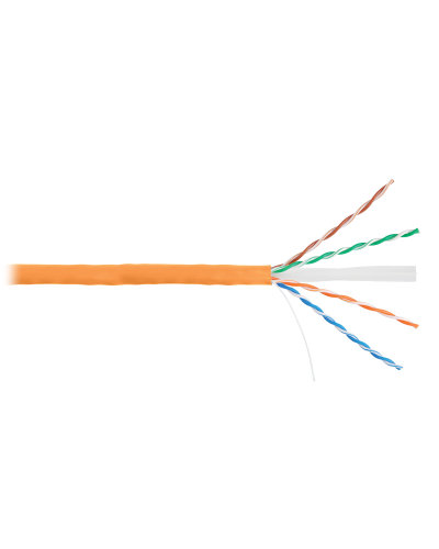 U/UTP 4pair, Cat6a, Solid, In, нг(А)-HF (NMC 4155C-OR). Кабель «витая пара» (LAN) для структурированных систем связи. NIKOMAX в Смоленске