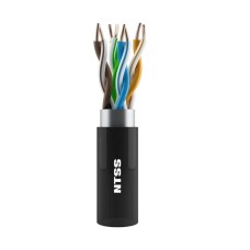 NTSS-OUT-UTP4-5Е-PE-BL кат.5E UTP 4 пары 24AWG PE внешний 305м черный. Кабель «витая пара» (LAN) для структурированных систем связи. NTSS