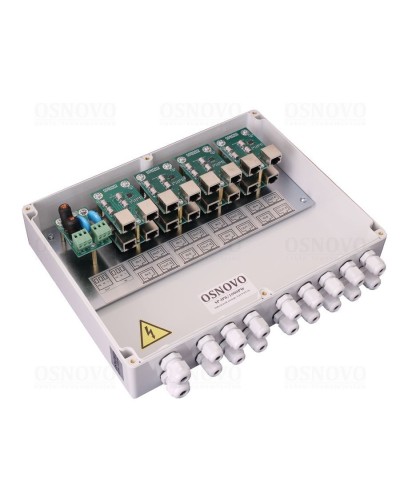 SP-IP8/1000PW. Устройство грозозащиты цепей Ethernet. OSNOVO в Смоленске