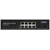 SW-80802(150W). Промышленный PoE коммутатор Gigabit Ethernet на 10 портов. OSNOVO