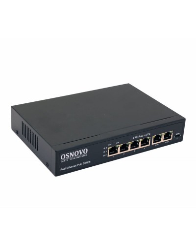 SW-20600(80W). Коммутатор 6-портовый  Fast Ethernet с PoE. OSNOVO в Смоленске