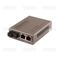 OMC-100-21S5a. Медиаконвертер оптический. OSNOVO