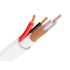 КВК-В 2х0.75 (indoor). Кабель комбинированный для систем видеонаблюдения. Optimus