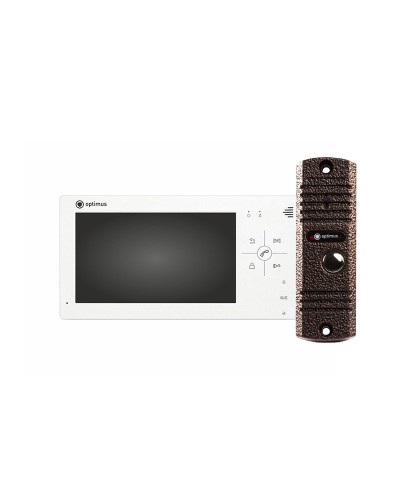 VM-7.0 (w)+ DS-700L (медь). Комплект видеодомофона. Optimus в Смоленске
