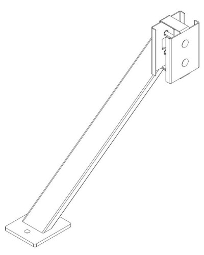 PERCo-MB-16.9. Упор для стоек секции ограждения. PERCo в Смоленске