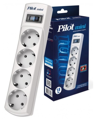Pilot mini 5м. Сетевой фильтр. Pilot в Смоленске