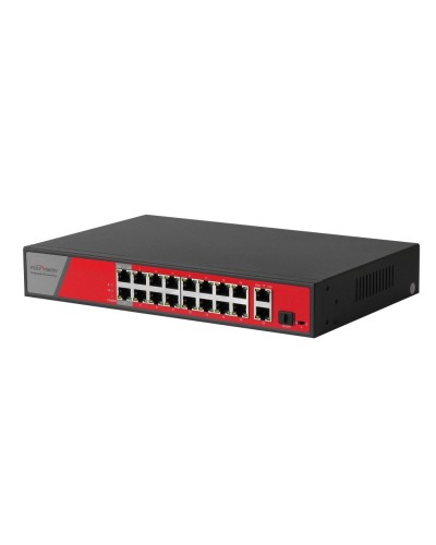 PND-16P-2G1F-BT2 (300W). Коммутатор гибридный 16+2+1 с PoE. Polyvision в Смоленске