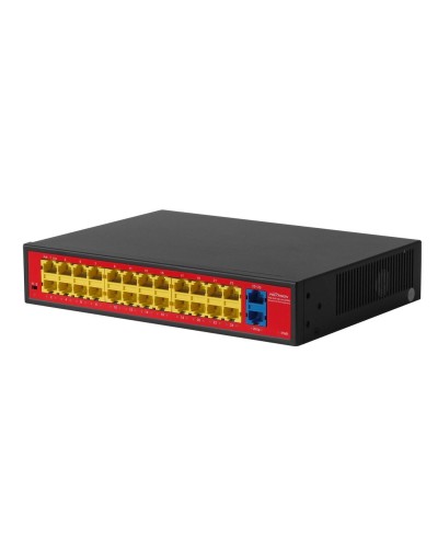 PND-24P-2G Lite (250W). Коммутатор неуправляемый 26-портовый с функцией PoE. Polyvision в Смоленске