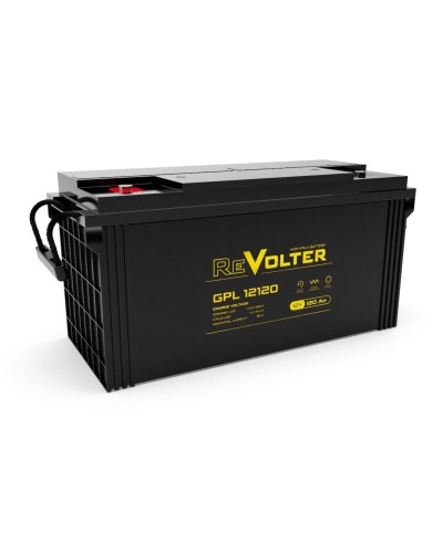 Revolter GPL 12120. Аккумулятор автомобильный герметичный свинцово-кислотный. Revolter в Смоленске