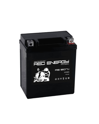 Red Energy RS 1207.1. Аккумулятор герметичный свинцово-кислотный стартерный. Red Energy в Смоленске
