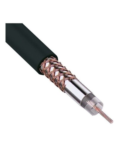RG-58 A/U, 50 Ом, Cu/Al/Cu, 64%, 100 м, черный (01-2003). Кабель коаксиальный радиочастотный. Rexant в Смоленске