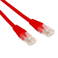 Патч-корд U/UTP CAT 6, RJ45-RJ45, 26AWG, LSZH, красный, 1м REXANT (02-0293-1). Патч-корд UTP. Rexant