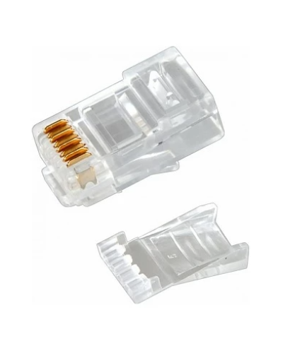 Разъем RJ-45(8P8C) под витую пару, UTP, CAT 6, с вставкой REXANT (05-1031). Разъем RJ-45. Rexant в Смоленске