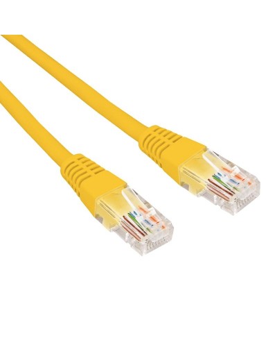 Патч-корд U/UTP CAT 6, RJ45-RJ45, 26AWG, LSZH, желтый, 5м REXANT (02-0295-5). Патч-корд UTP. Rexant в Смоленске