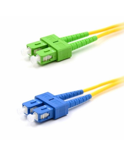 Патч-корд оптический переходной (SM), 9/125 (OS2), SC/APC-SC/UPC, (Duplex), PVC, 2м REXANT (50-2059): Патч-корд оптический в Смоленске
