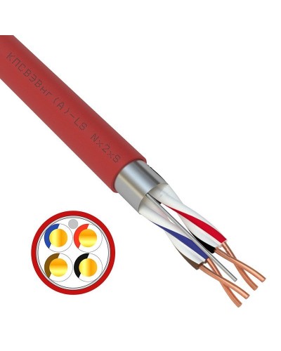 КПСВЭВнг(А)-LS 2х2х0,75 (01-4866-1)(REXANT). Кабель для систем пожарной и охранной сигнализации. Rexant в Смоленске