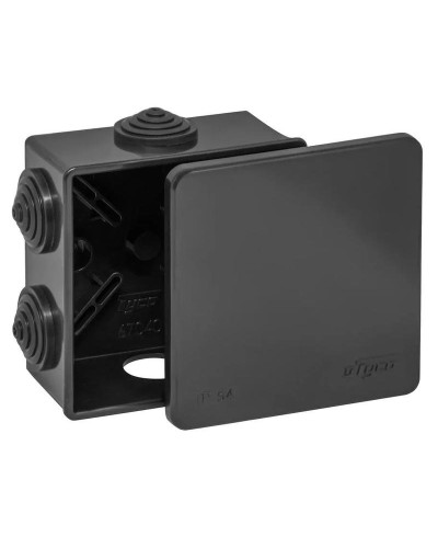 Коробка TYCO ОП 85х85х40мм УХЛ1 IP54 черный (67040Ч). Коробка распределительная. RuVinil в Смоленске