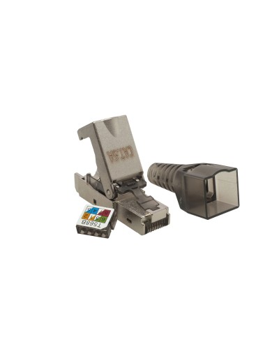 Коннектор 8P8C STP 6A (RJ-45) безынструментальный (10-0240). Разъем RJ-45. SUPRLAN в Смоленске
