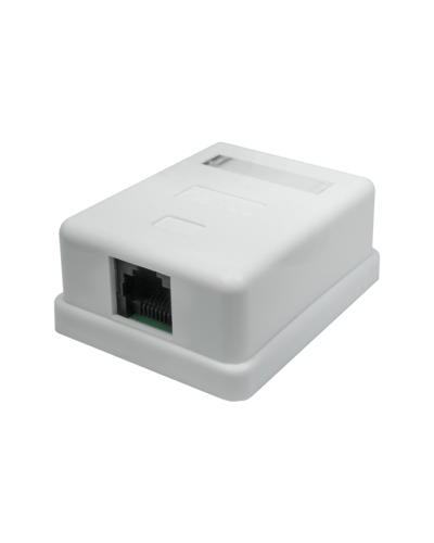 Розетка настенная RJ-45, 8P8C, Cat.5e, 1 порт UTP (10-0307): Компьютерная розетка в Смоленске