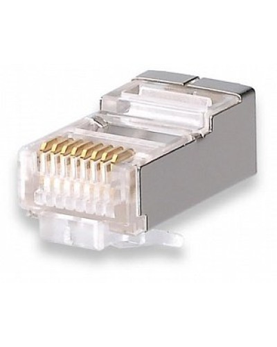 Коннекторы 8P8C FTP Cat.5e 3U (RJ-45) (100шт) (10-0201). Разъем RJ-45. SUPRLAN в Смоленске