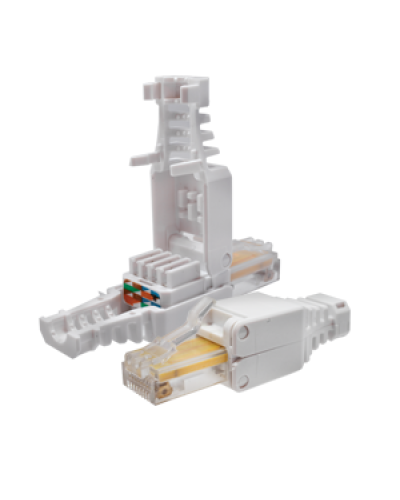 Коннектор 8P8C U/UTP Cat.5e (RJ-45) безинструментальный (10-0218). Разъем RJ-45. SUPRLAN в Смоленске
