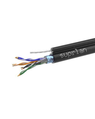 FTP Cat.5e 4x2xAWG24 Cu PE Outdoor T-FG8 (трос) Median (01-1035-1). Кабель «витая пара» (LAN) для структурированных систем связи. SUPRLAN в Смоленске