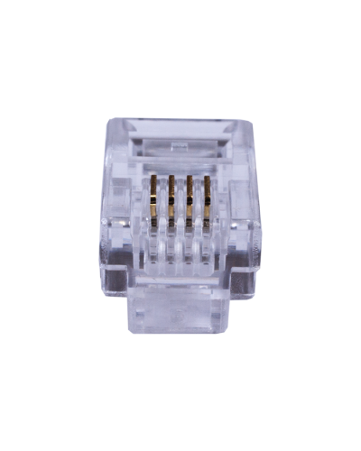 Коннекторы 4P4C (RJ-11) (100шт) (10-0229). Телефонный разъем 4P4C (RJ-11). SUPRLAN в Смоленске