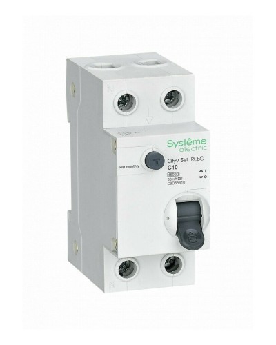 City9 Set 1P+N С 10А 4.5kA 30мА A 230В (C9D55610). Автоматический выключатель дифференциального тока. Systeme Electric в Смоленске