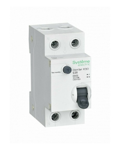 City9 Set 1P+N С 25А 4.5kA 30мА A 230В (C9D55625). Автоматический выключатель дифференциального тока. Systeme Electric в Смоленске