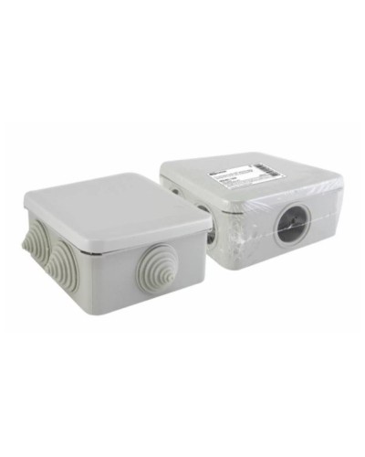 Коробка ОП 100х100х50мм, крышка, IP55, 6 вх. (SQ1401-1255). Распаячная коробка. TDM ЕLECTRIC в Смоленске