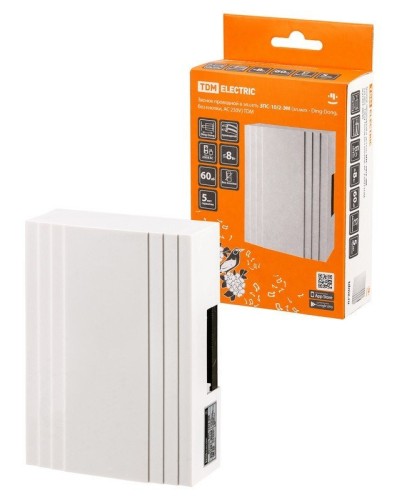 ЗПС-10/2-ЭМ, эл.мех - Ding-Dong, без кнопки, AC 230V (SQ1901-0046). Звонок проводной. TDM ЕLECTRIC в Смоленске