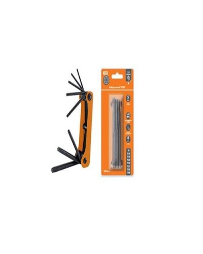 Набор ключей TORX раскладной 8шт.: T9-T40, углеродистая сталь Гранит TDM (SQ1020-0211). Набор ключей. TDM ЕLECTRIC в Смоленске