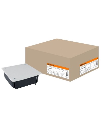 Распаячная коробка СП 115х115х45мм, крышка, метал. лапки, IP20, TDM (SQ1403-0008). Распаячная коробка СП. TDM ЕLECTRIC в Смоленске