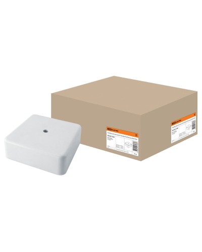 Коробка КР 50х50х20 ОП белая, IP40 (SQ1401-0201). Распаячная коробка. TDM ЕLECTRIC в Смоленске